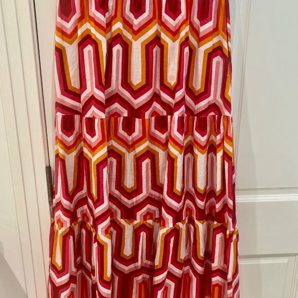 Lesley Evers CLAUDIA maxi skirt Corinth Pink, Sz S - Picture 3 of 5